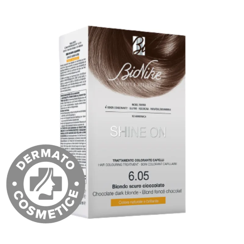 Vopsea pentru par Nr. 6.05 Chocolate Dark Blonde Shine On, 1 bucata, Bionike — preț și oferte