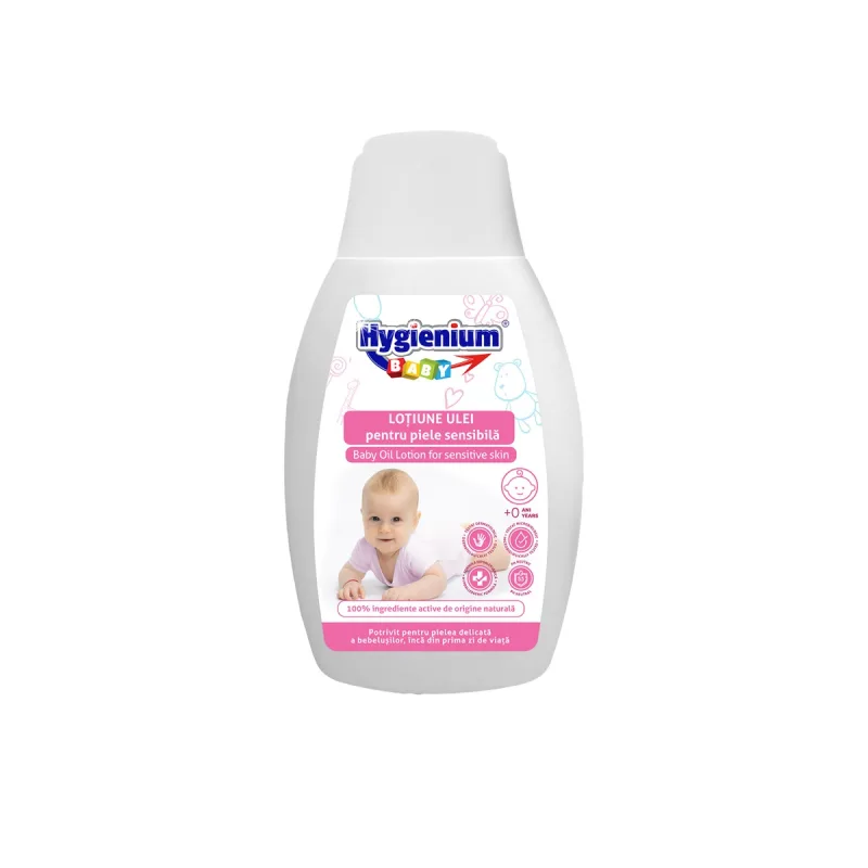 Lotiune uleioasa pentru piele sensibila, 300ml, Hygienium — preț și oferte