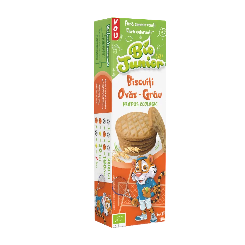 Biscuiti ovaz-grau Bio, 110g, Bio Junior — preț și oferte