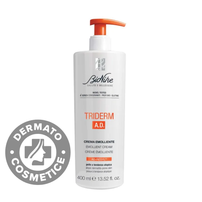 Crema emolienta cu  AD-RESYL® pentru pielea cu dermatita atopica Triderm A.D., 400ml, Bionike — preț și oferte