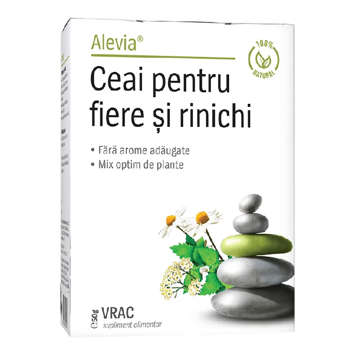 Ceai pentru fiere si rinichi, 50 g, Alevia — preț și oferte