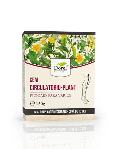 Ceai Circulatoriu-plant picioare fara varice, 150g, Dorel Plant — preț și oferte
