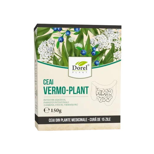 Ceai Vermo-Plant Paraziti-intestinali, 150g, Dorel Plant — preț și oferte