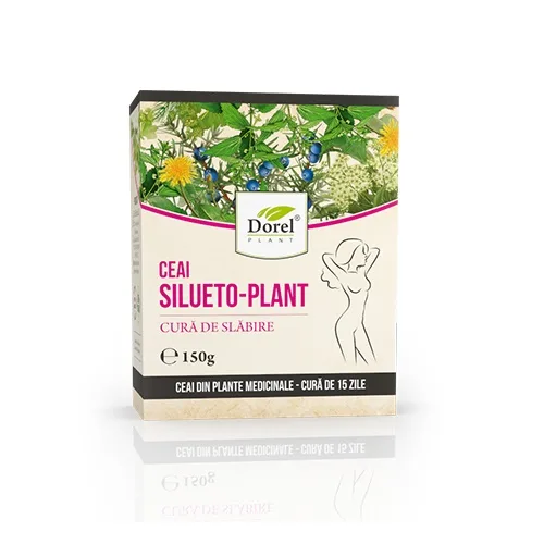 Ceai Silueto-plant cura de slabire, 150g, Dorel Plant — preț și oferte
