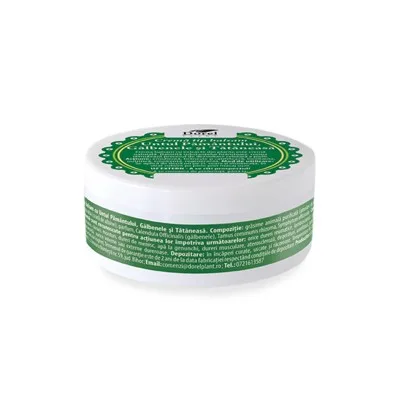 Crema tip balsam cu untul pamantului galbenele si tataneasa, 100g, Dorel Plant — preț și oferte