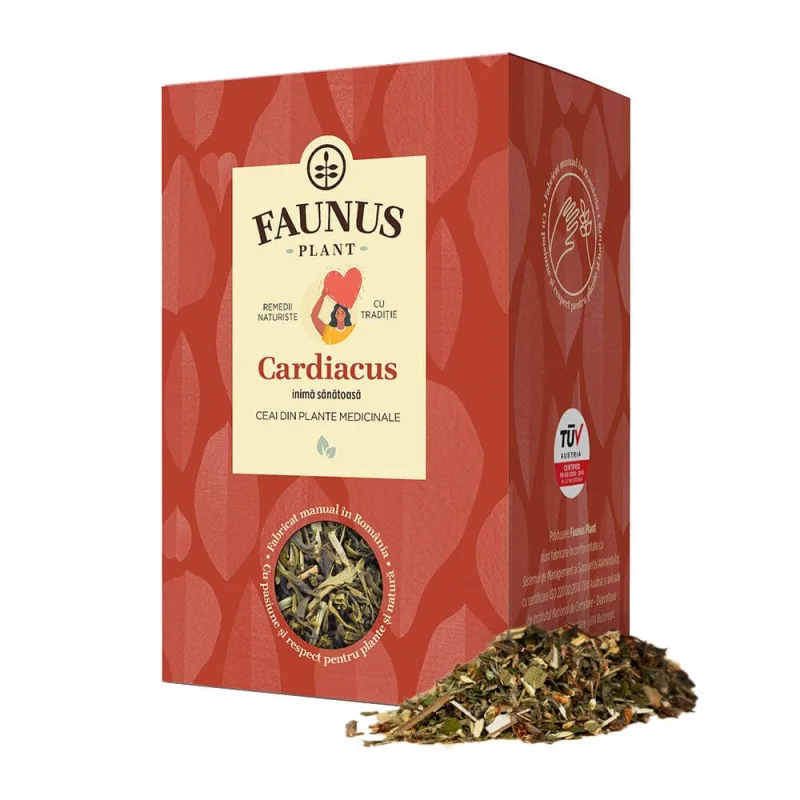 Ceai pentru inima sanatoasa Cardiacus, 90g, Faunus Plant — preț și oferte