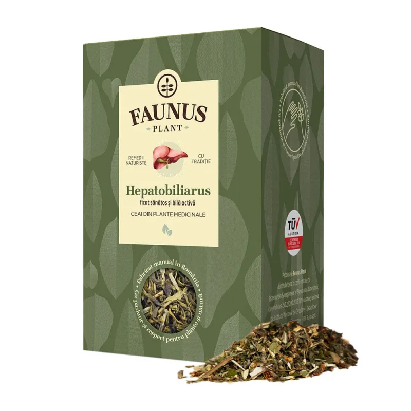 Ceai hepatoprotector Hepatobiliarus, 90g, Faunus Plant — preț și oferte