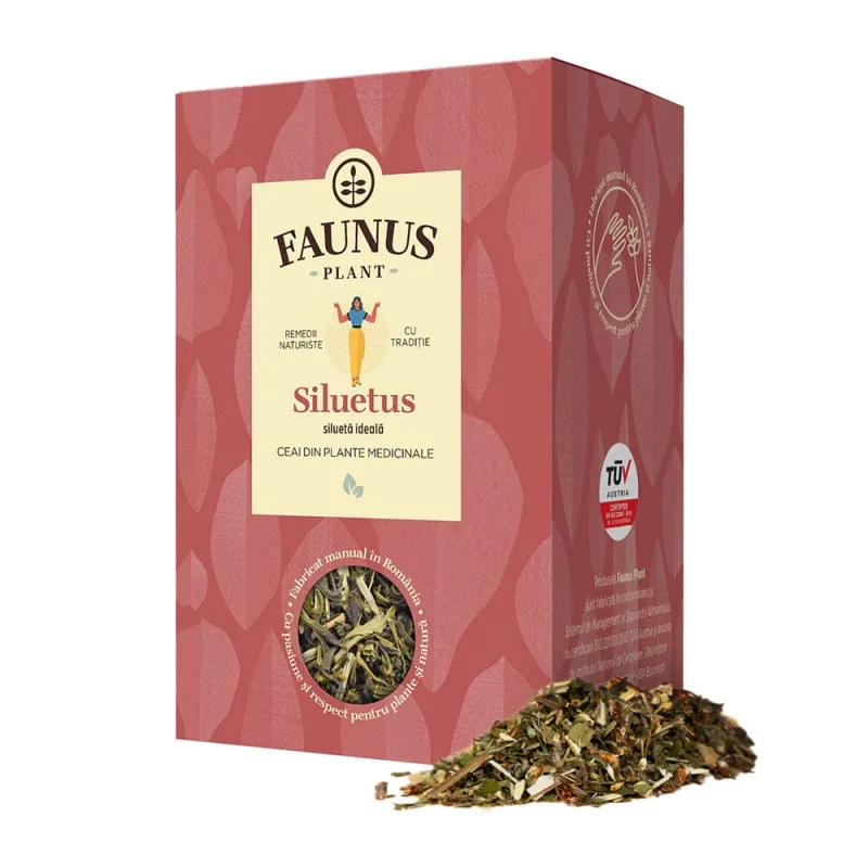 Ceai slabire Siluetus, 90g, Faunus Plant — preț și oferte