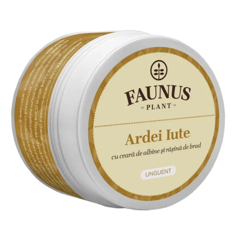 Unguent cu Ardei Iute si ceara de albine, 50ml, Faunus Plant — preț și oferte
