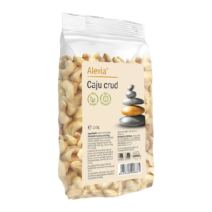 Caju crud, 110 g, Alevia — preț și oferte