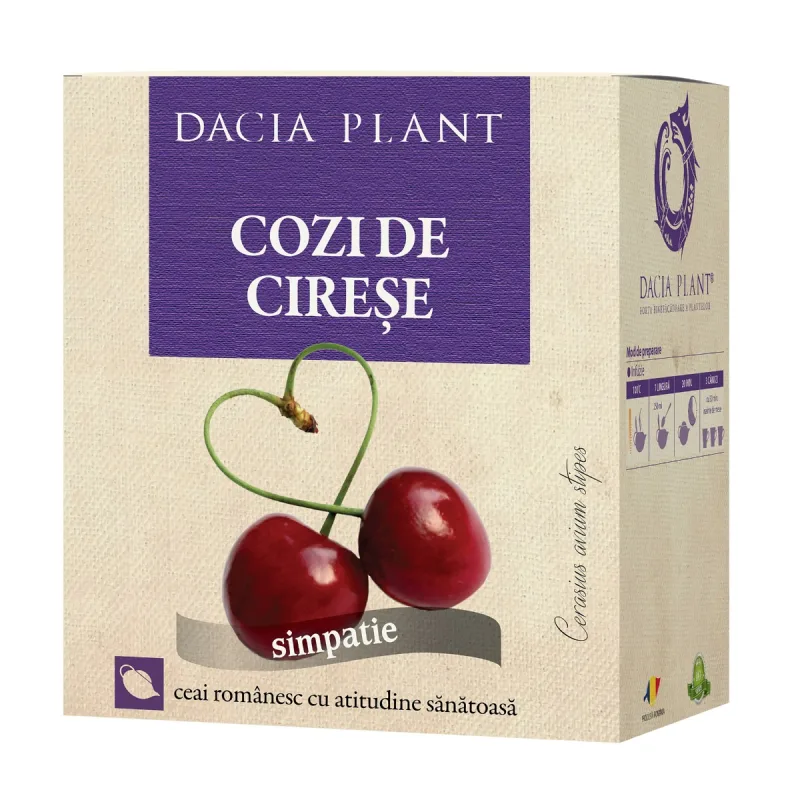 Ceai din cozi de cirese, 50g, Dacia Plant — preț și oferte