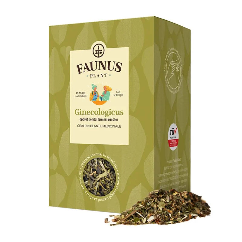 Ceai pentru sanatate intima Ginecologicus, 90g, Faunus Plant — preț și oferte