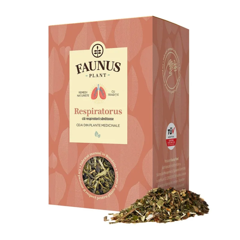 Ceai respiratie usoara Respiratorus, 90g, Faunus Plant — preț și oferte