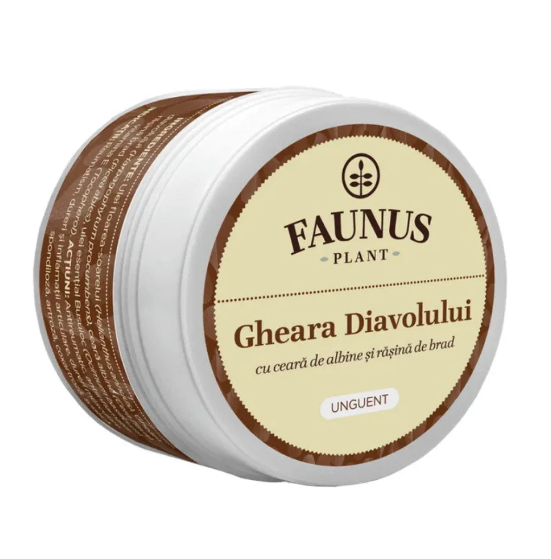 Unguent cu Gheara diavolului si ceara de albine, 50ml, Faunus Plant — preț și oferte