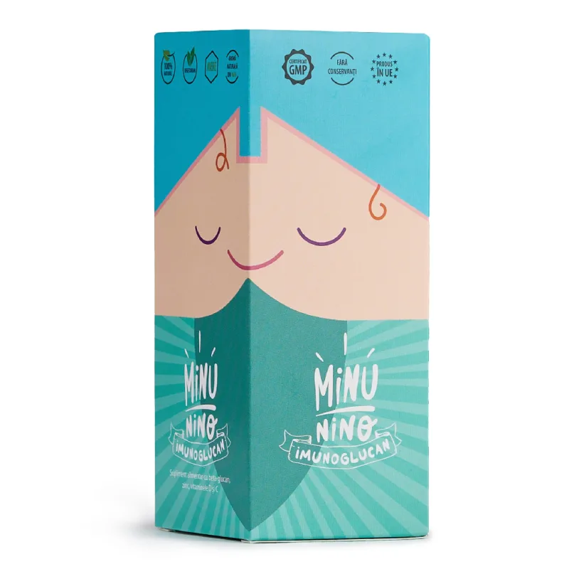 Imunoglucan sirop Minunino, 120ml, Medimow — preț și oferte