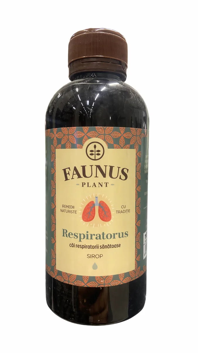Sirop pentru tuse Respiratorus, 200ml, Faunus Plant — preț și oferte
