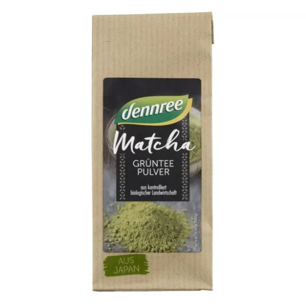 Pudra de ceai verde Matcha, 30g, Dennree — preț și oferte