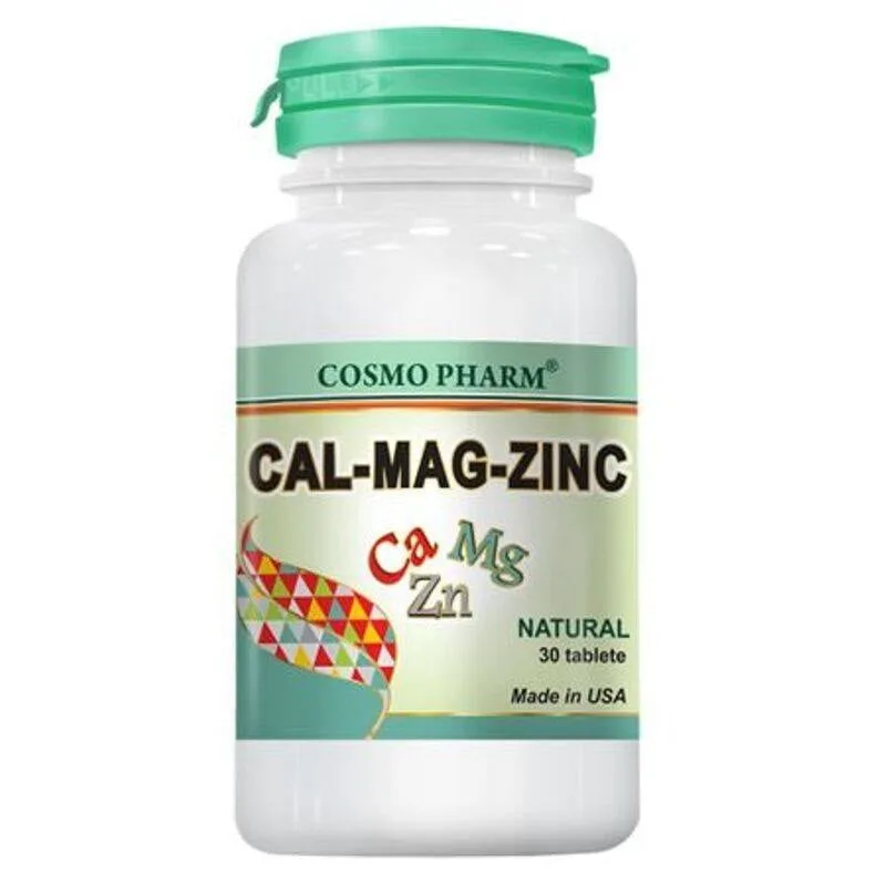 Cosmo Ca+Mg+Zinc, 30 tablete TISHCON CORP — preț și oferte