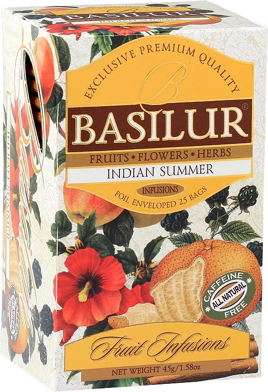 Ceai Indian Summer, 25 plicuri, Basilur — preț și oferte