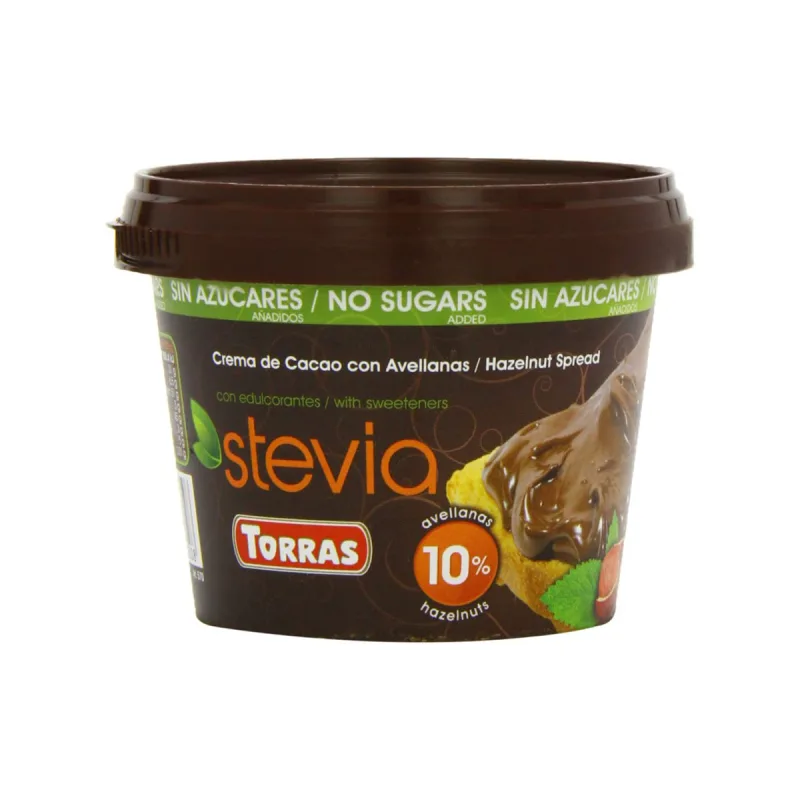 Crema de ciocolata cu alune fara zahar si gluten, 200g, Torras — preț și oferte