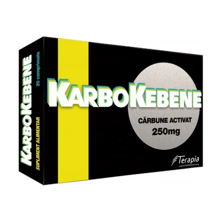 KarboKebene, 20 comprimate, Terapia — preț și oferte