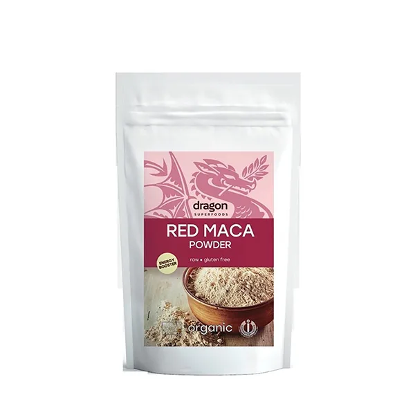 Maca rosie pudra raw bio, 100g, Dragon Superfoods — preț și oferte