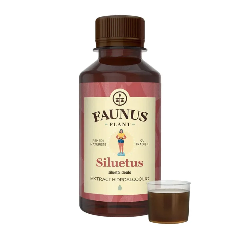 Tinctura pentru slabire Siluetus, 200ml, Faunus Plant — preț și oferte