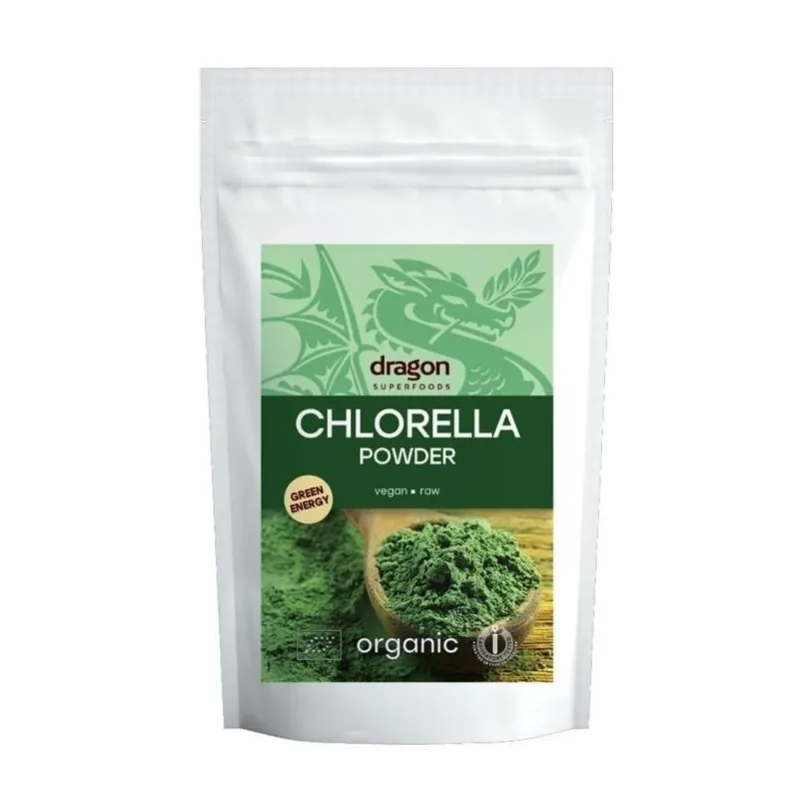 Chlorella pulbere bio, 200g, Dragon Superfoods — preț și oferte