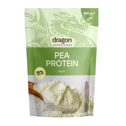 Pudra proteica din mazare galbena bio, 200g, Dragon Superfoods — preț și oferte
