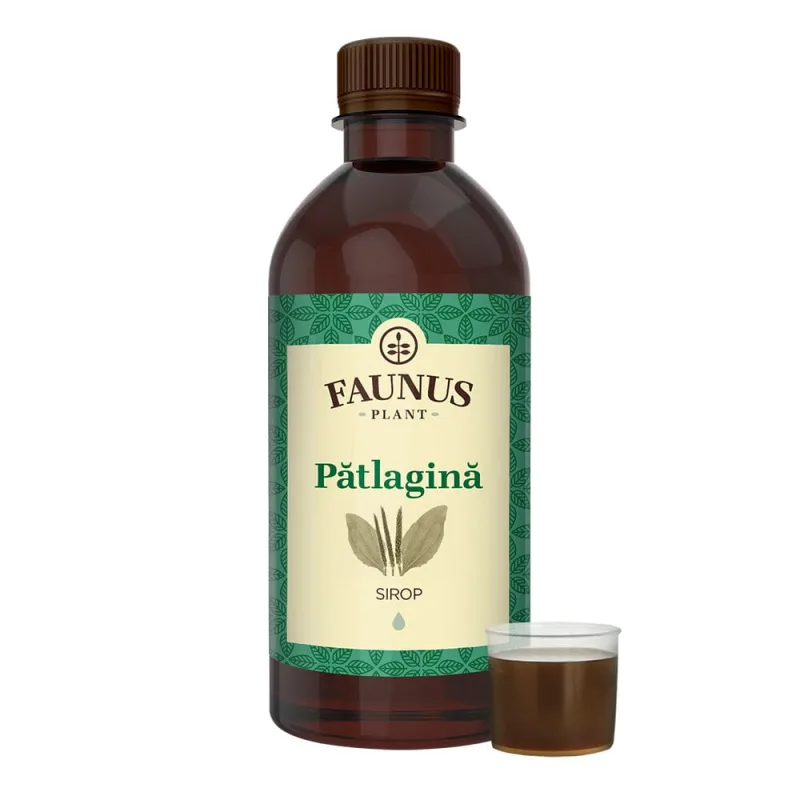 Sirop pentru tuse cu Patlagina, 500ml, Faunus Plant — preț și oferte