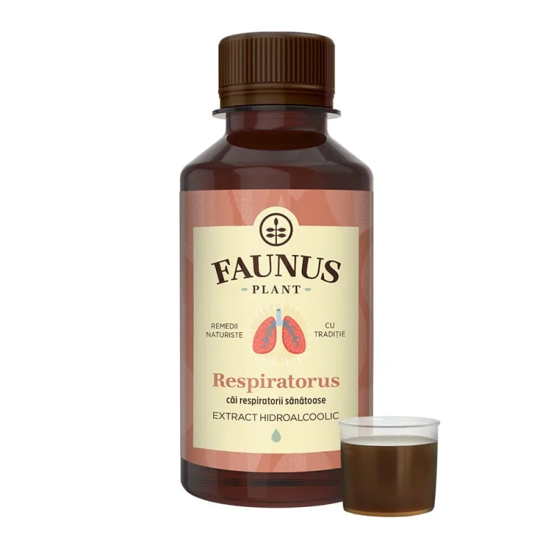 Tinctura antitusiva Respiratorus, 200ml, Faunus Plant — preț și oferte