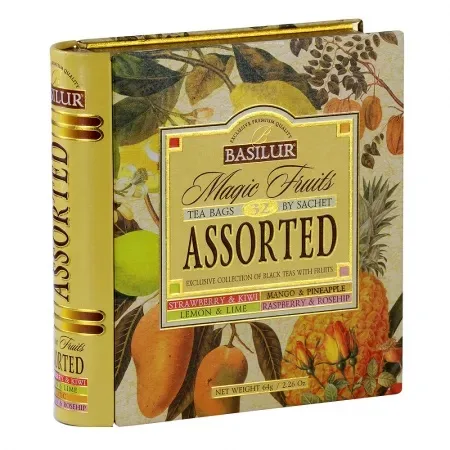 Ceai Magic Fruits Assorted, 32 plicuri, Basilur — preț și oferte