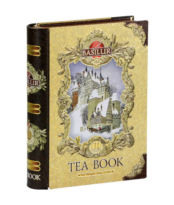 Ceai negru cu papaya, galbenele si floarea soarelui Tea Book Vol 2, 100g, Basilur — preț și oferte