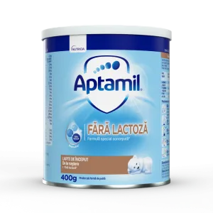 Lapte de inceput de la nastere fara lactoza, 400g, Aptamil