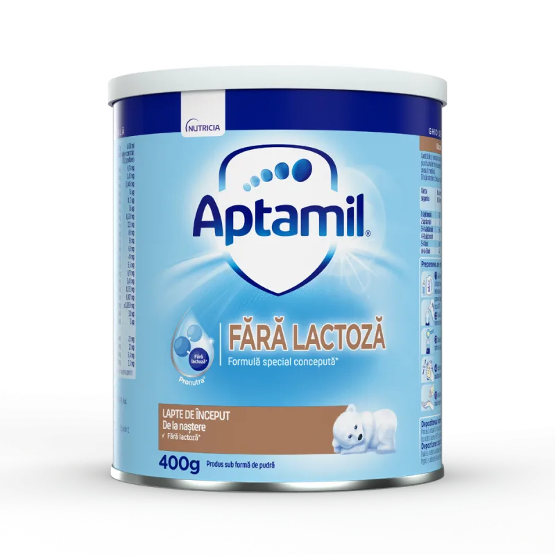 Lapte de inceput de la nastere fara lactoza, 400g, Aptamil Aptamil Junior — preț și oferte