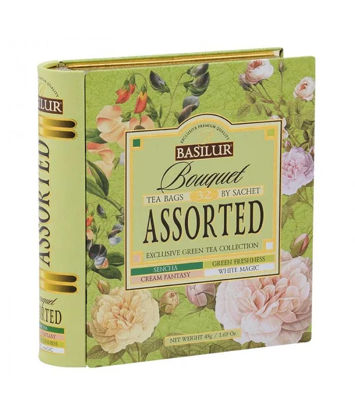 Ceai asortat Bouquet Assorted, 32 plicuri, Basilur — preț și oferte