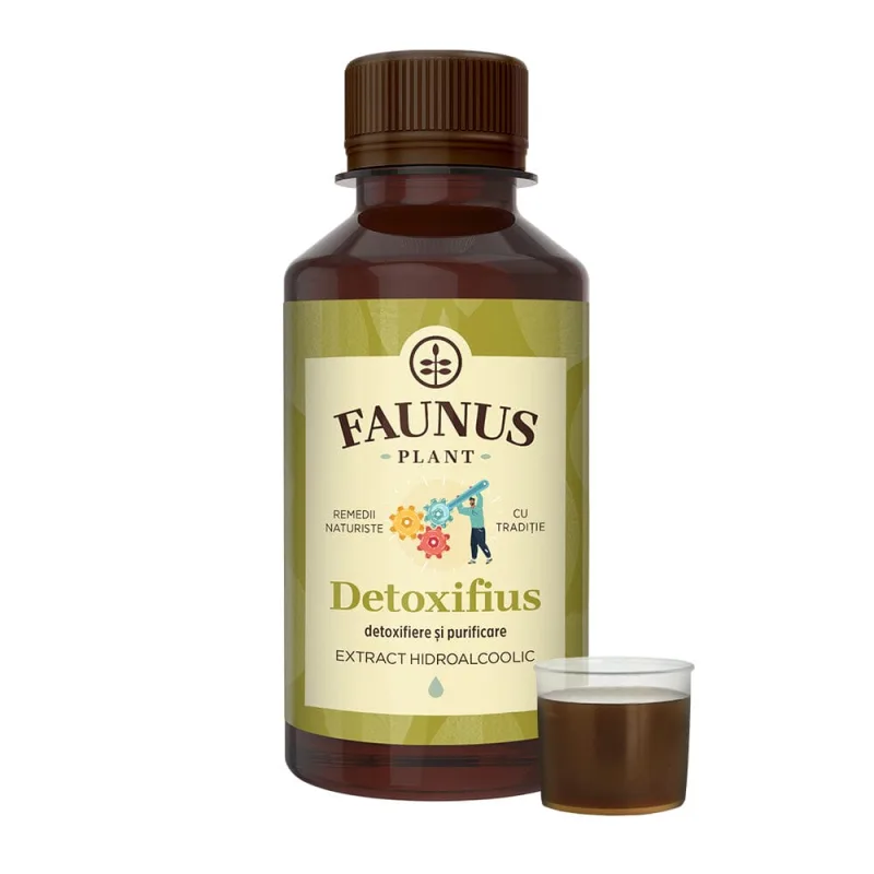 Tinctura detoxifiere Detoxifius, 200ml, Faunus Plant — preț și oferte