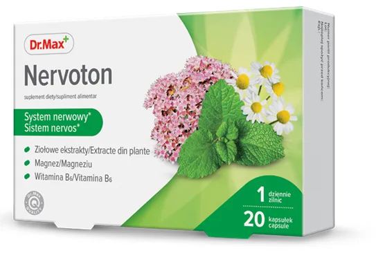 Dr. Max Nervoton, 20 capsule — preț și oferte