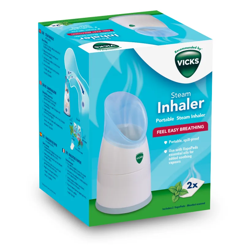 Inhalator portabil cu aburi cu 2 tablete de mentol TOW015046, 1 bucata, Vicks — preț și oferte