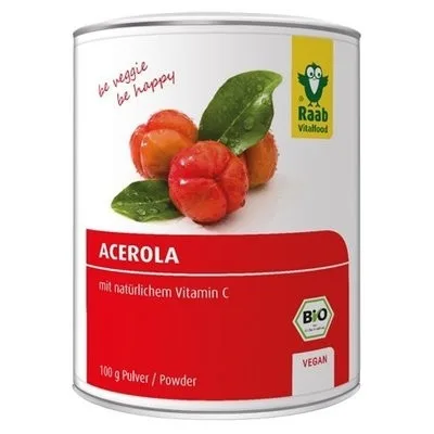 Acerola pulbere Bio, 100g, Raab Vitalfood — preț și oferte