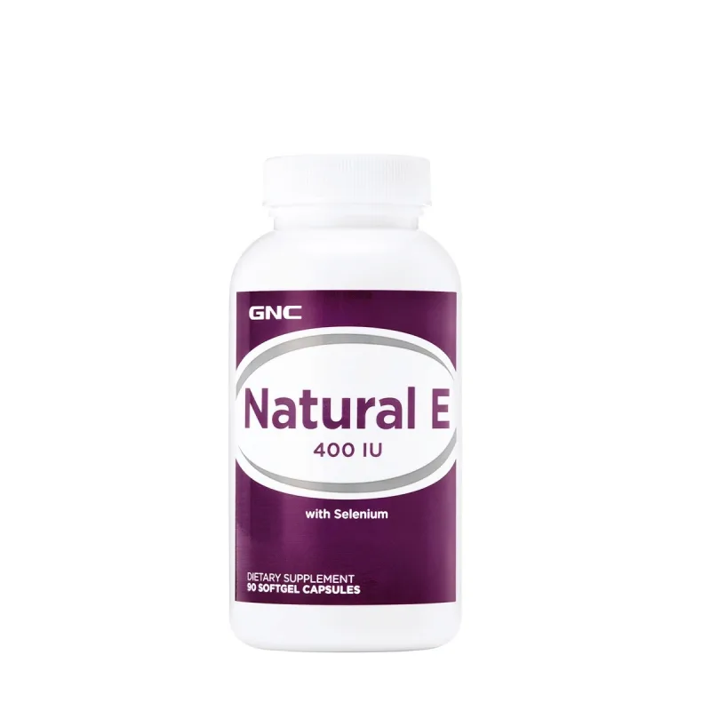Vitamina E Naturala 400 UI cu Seleniu Natural E, 90 capsule, GNC — preț și oferte