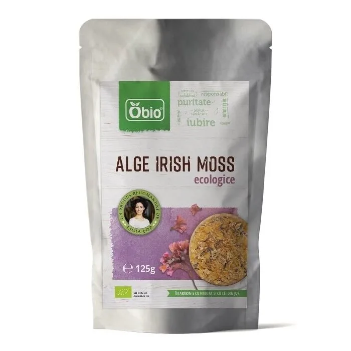 Alge Irish Moss bio, 125g, Obio — preț și oferte