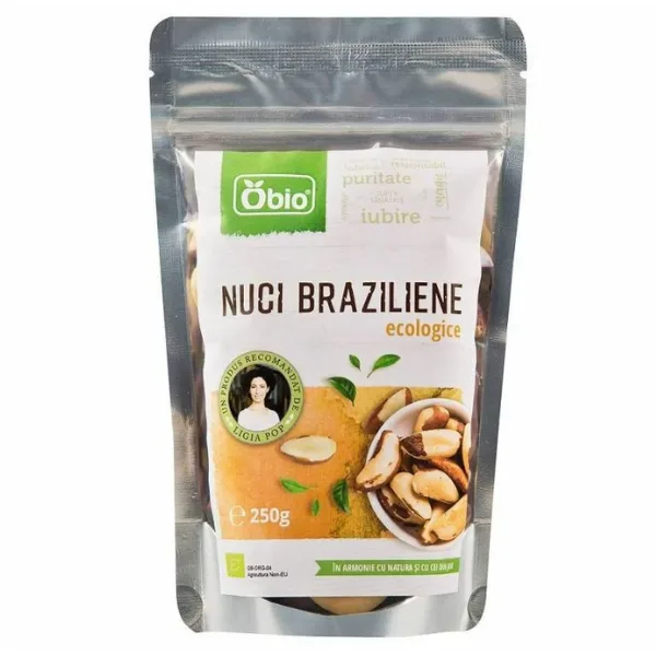 Nuci braziliene crude bio, 250g, Obio — preț și oferte