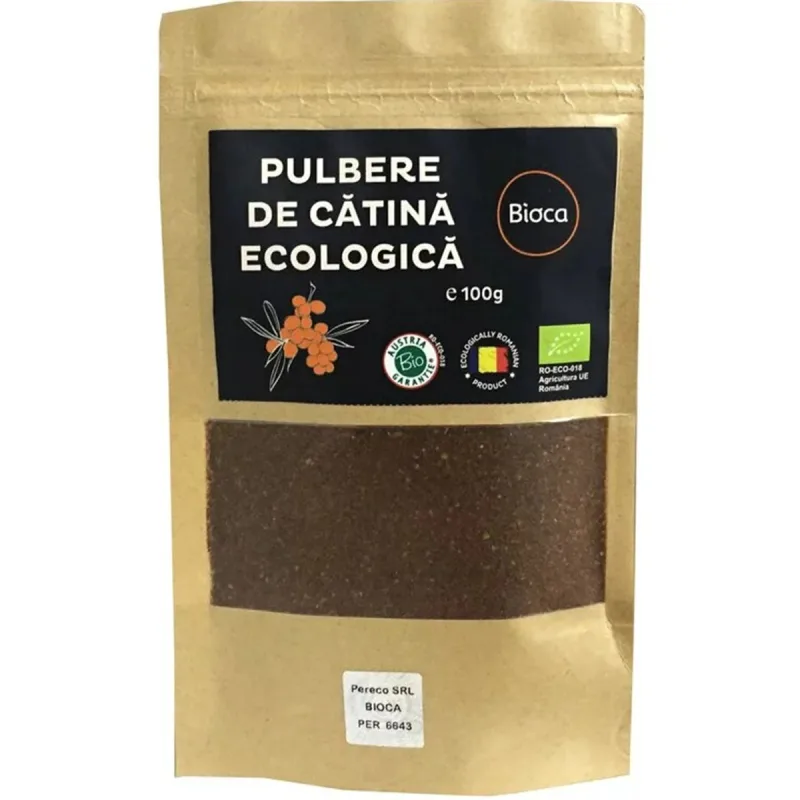 Pulbere de catina bio, 100g, Bioca — preț și oferte