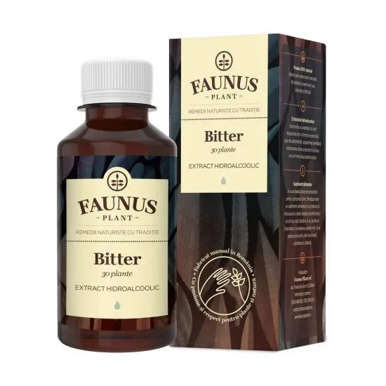 Bitter 30 Plante tonic si vitaminizant, 200ml, Faunus Plant — preț și oferte