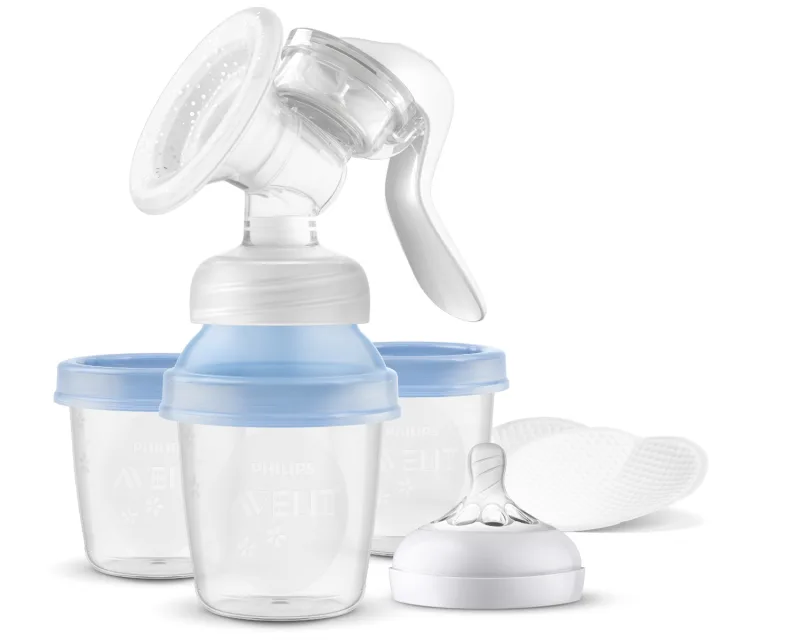 Pompa de san manuala cu recipiente de stocare SCF430/13, 1 bucata, Philips Avent — preț și oferte