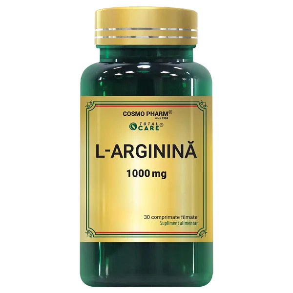 L-arginina 1000mg, 30 tablete, Cosmopharm — preț și oferte
