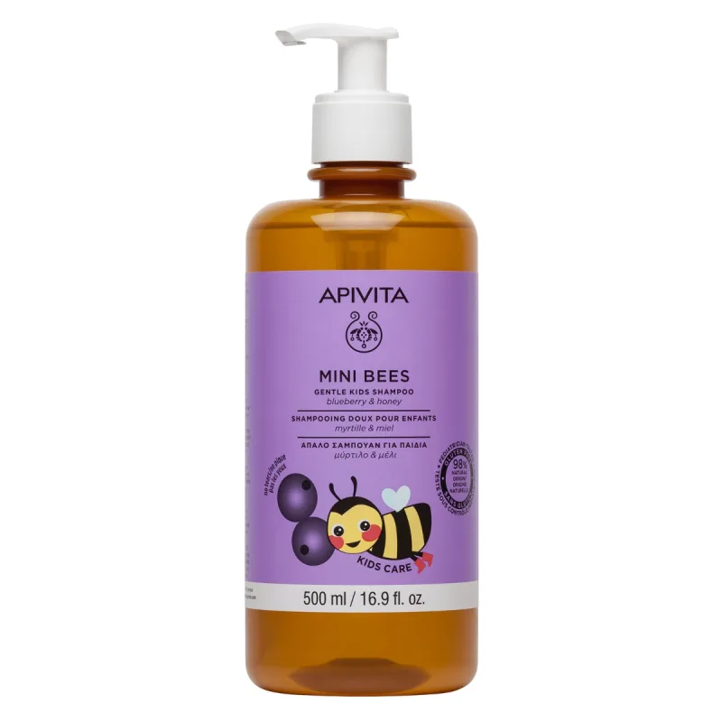 Apivita Sampon cu afine si miere pentru copii, 500ml — preț și oferte