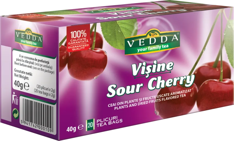 Ceai de visine, 20 plicuri, Vedda — preț și oferte