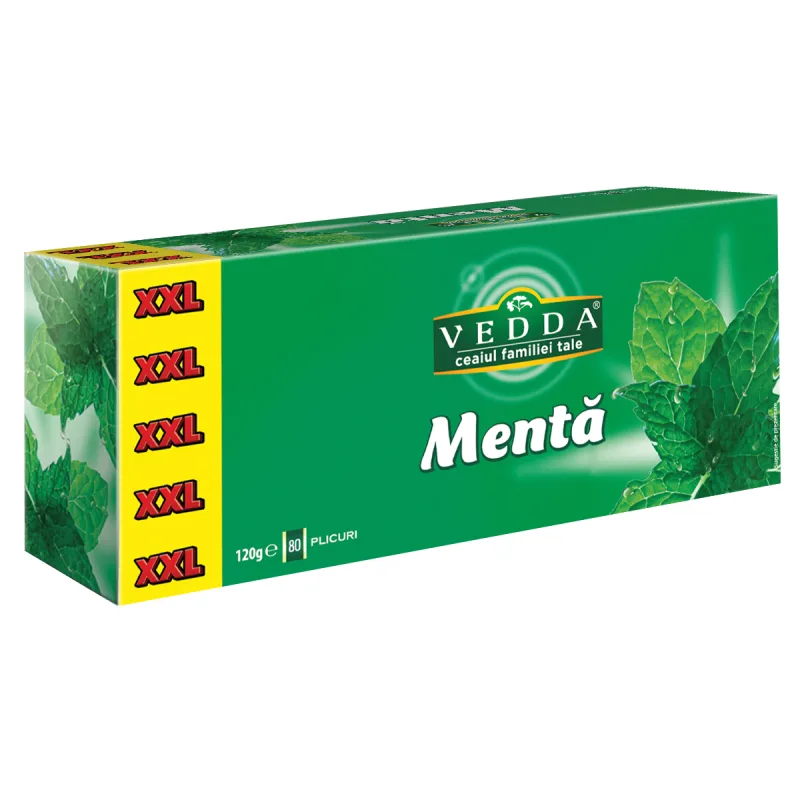 Ceai de menta, 80 plicuri, Vedda — preț și oferte